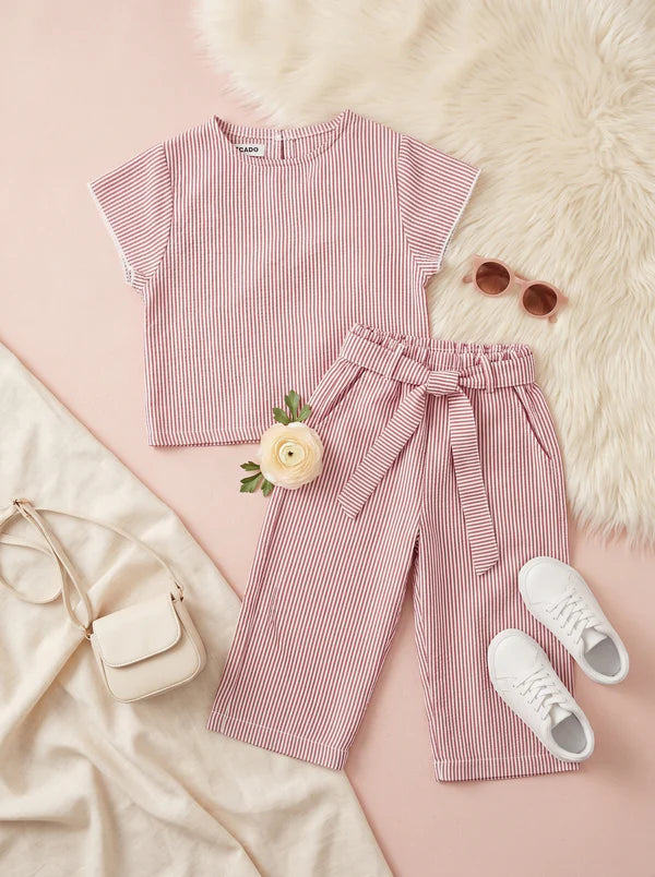 Rose Stripe Cord Set