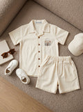 Sunset Tree Premium Cream Shirt & Short